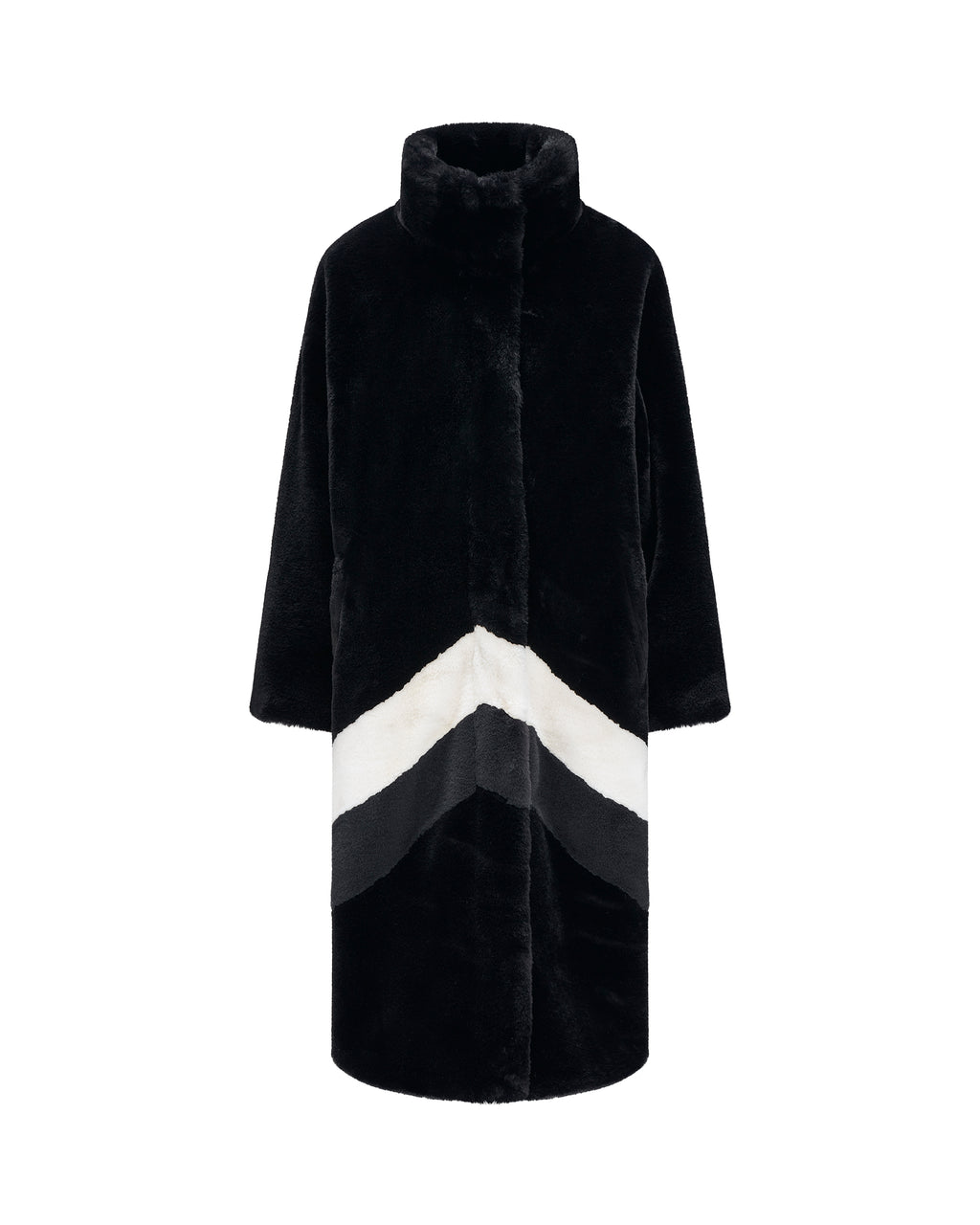 Astrid long faux fur ski jacket